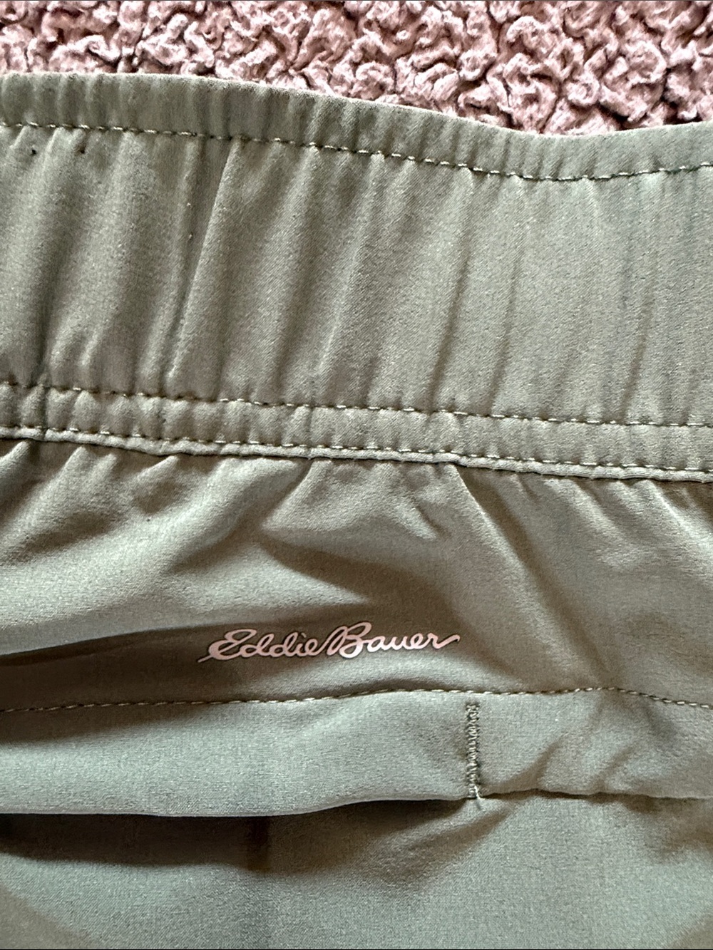 Eddie Bauer Light Olive Stretch Pull-On Chinos - Picture 4 of 4
